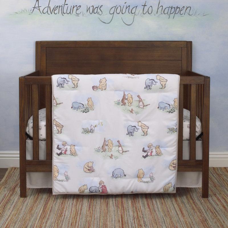 Wayfair NoJo Disney Winnie The Pooh Classic Storybook Nursery 6 Piece Crib Bedding Set
