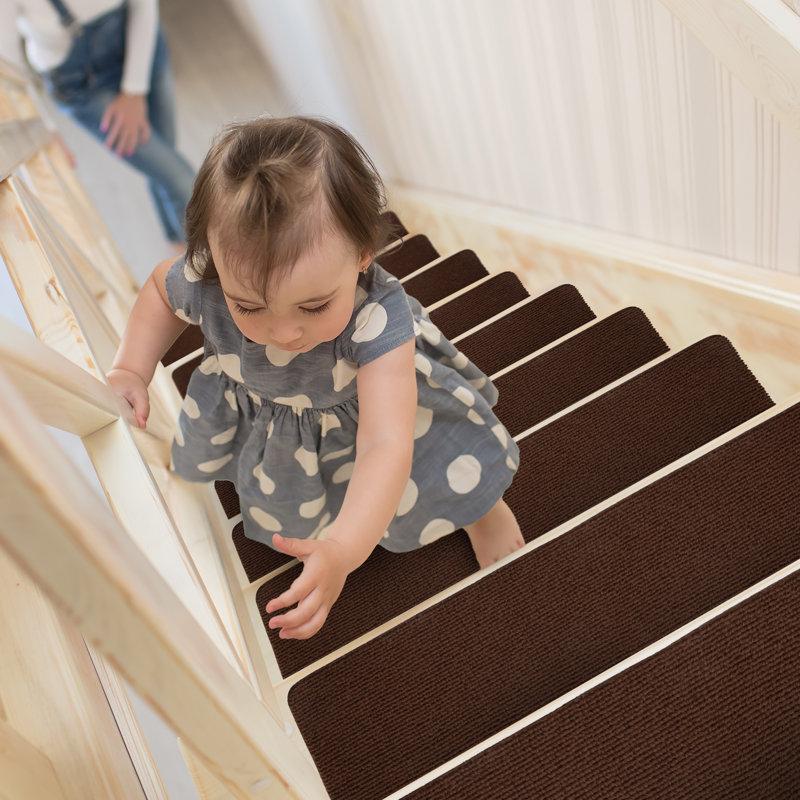 Wayfair Non-Slip Carpet Stair Treads Indoor Runner For Kids Elders & Pets (Set Of 15)