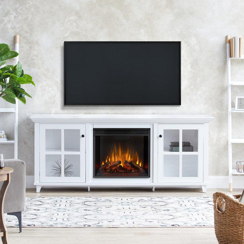Wayfair Norwell 73" TV Stand With Electric Fireplace By Real Flame