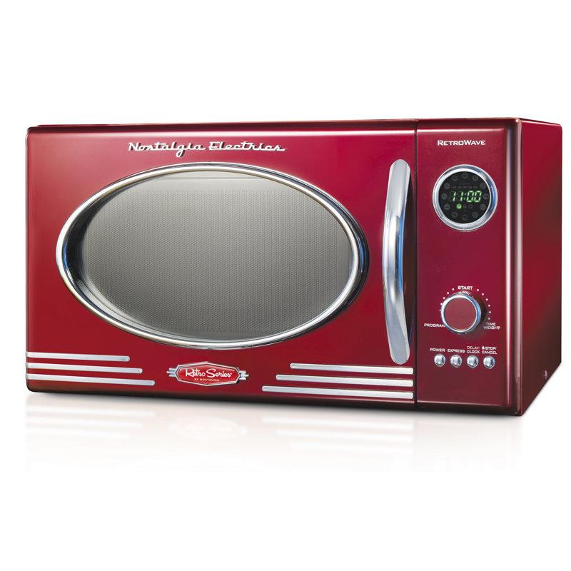 Wayfair Nostalgia Retro 19" 0.9 cu ft. 800-Watt Countertop Microwave Oven RMO4RR