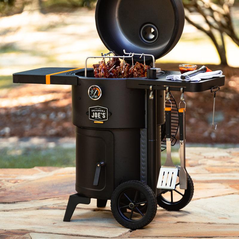 Wayfair Oklahoma Joe's Gen 2 Bronco Drum Smoker & Grill Black