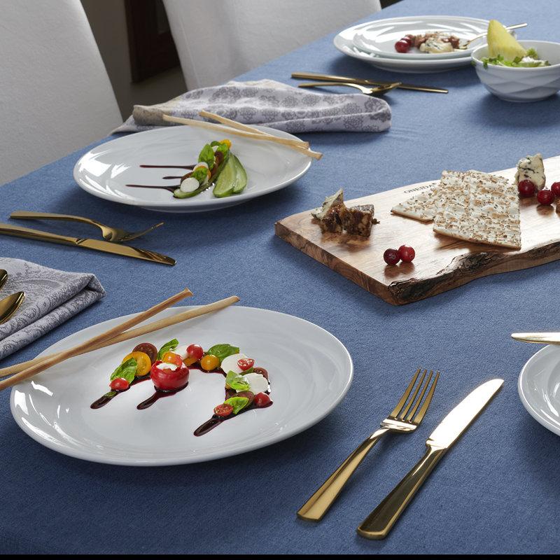 Wayfair Oneida Aptitude Glossy Midnight 20 Piece Set Service For 4