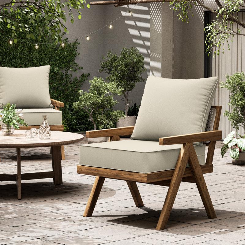 Wayfair Outdoor Deep Seating Cushion Set Indoor And Outdoor Seat / Back Cushion