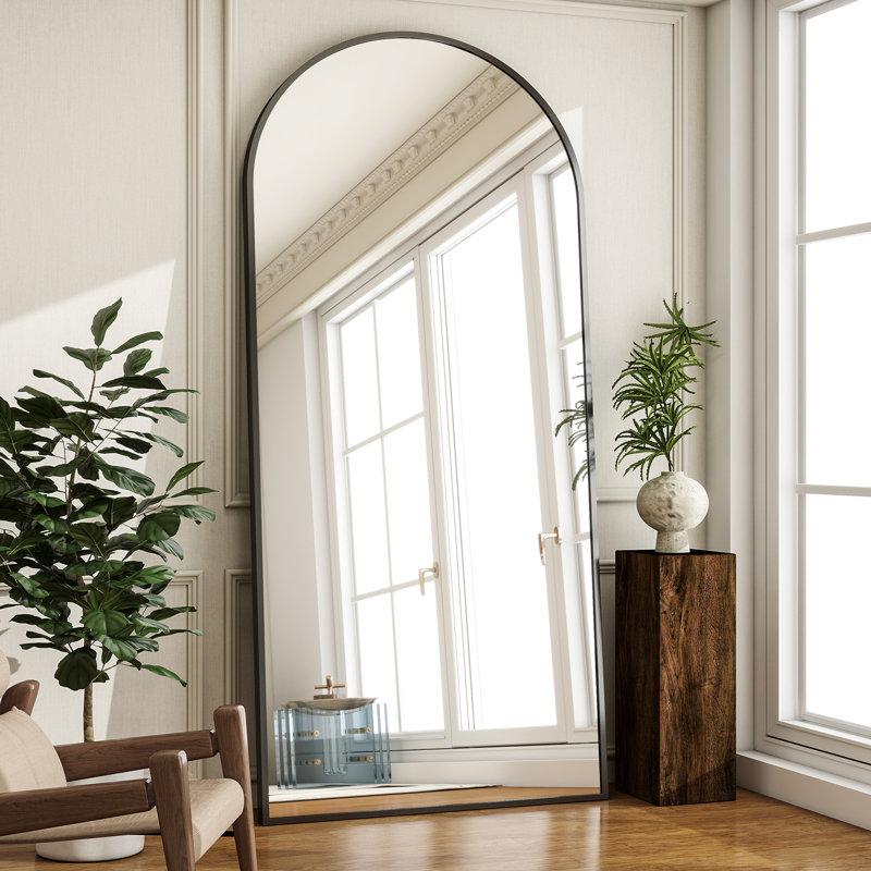 Wayfair Oversized Full Length Mirror Arch Floor Mirror Wall Mirror Hanging Or Leaning Full Body Mirror With Stand