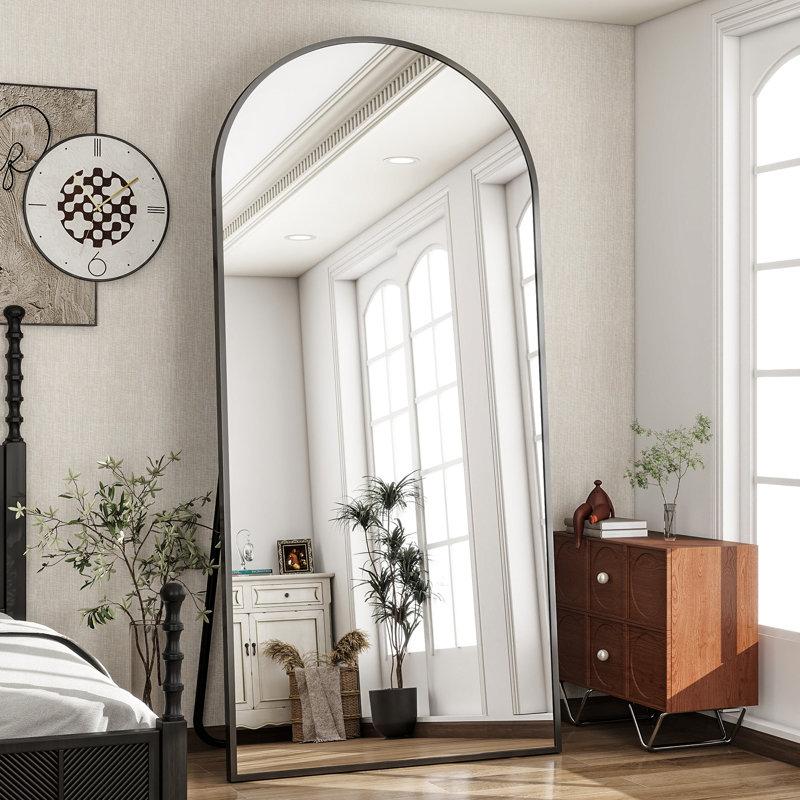 Wayfair Oversized Full Length Mirror Arch Floor Mirror Wall Mirror Hanging Or Leaning Full Body Mirror With Stand