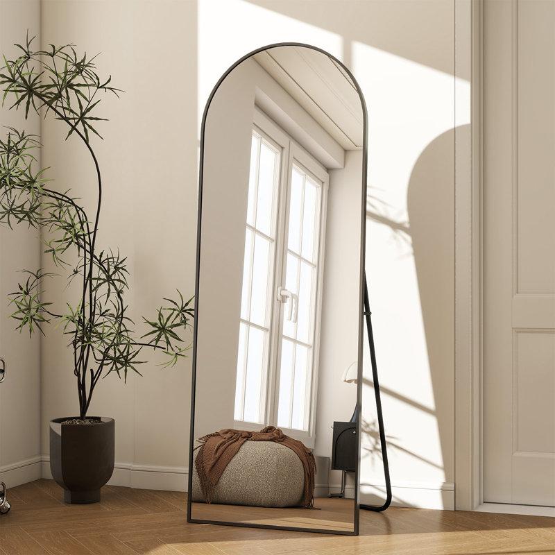 Wayfair Oversized Full Length Mirror Arch Floor Mirror Wall Mirror Hanging Or Leaning Full Body Mirror With Stand