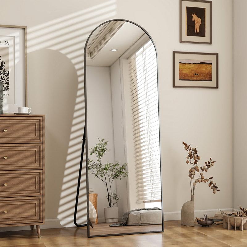 Wayfair Oversized Full Length Mirror Arch Floor Mirror Wall Mirror Hanging Or Leaning Full Body Mirror With Stand