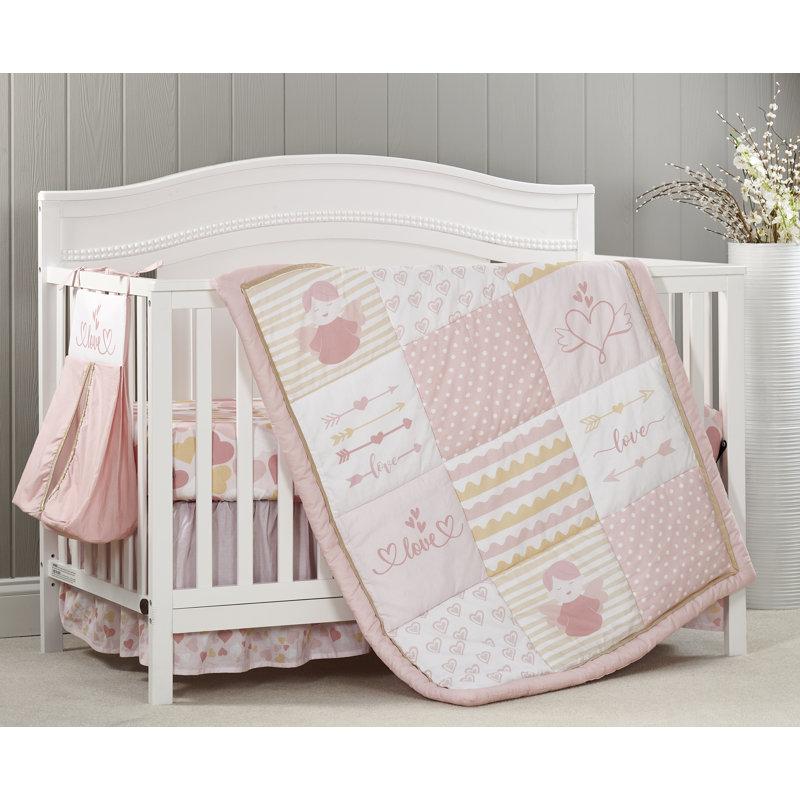 Wayfair Oxford Baby Baby Love (4 Pc Crib Nursery Bedding Set)