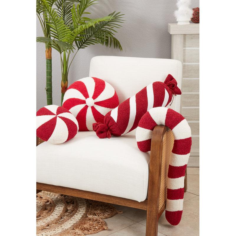 Wayfair Peppermint Collection Geometric Reversible Throw Pillow