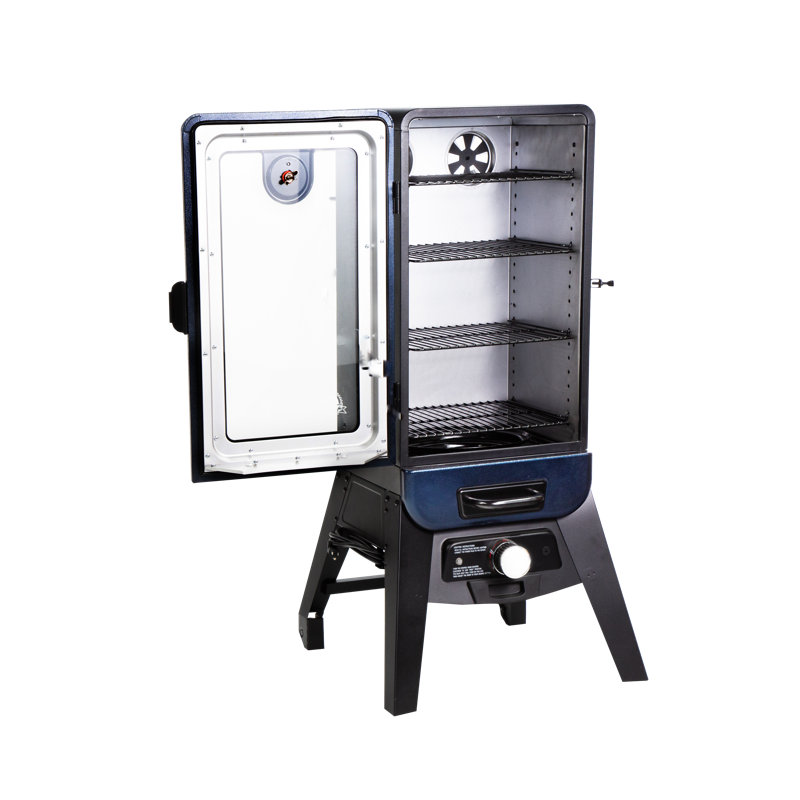 Wayfair Pit Boss 3-Series Electric Vertical Smoker Blue Hammertone