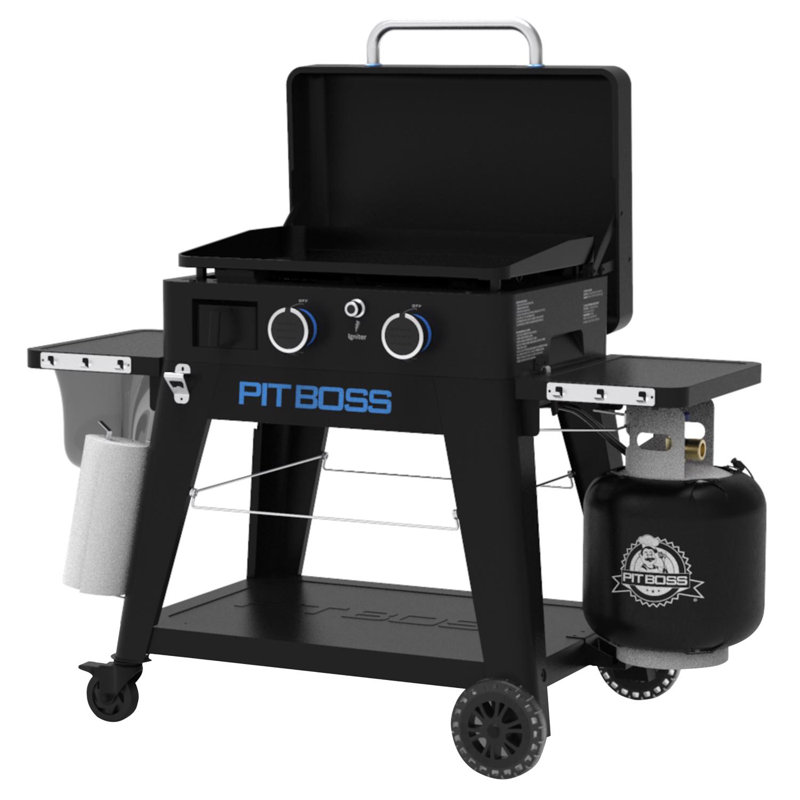 Wayfair Pit Boss Ultimate 2-Burner Gas Griddle: Freestanding Base and Lift-Off Portable Top