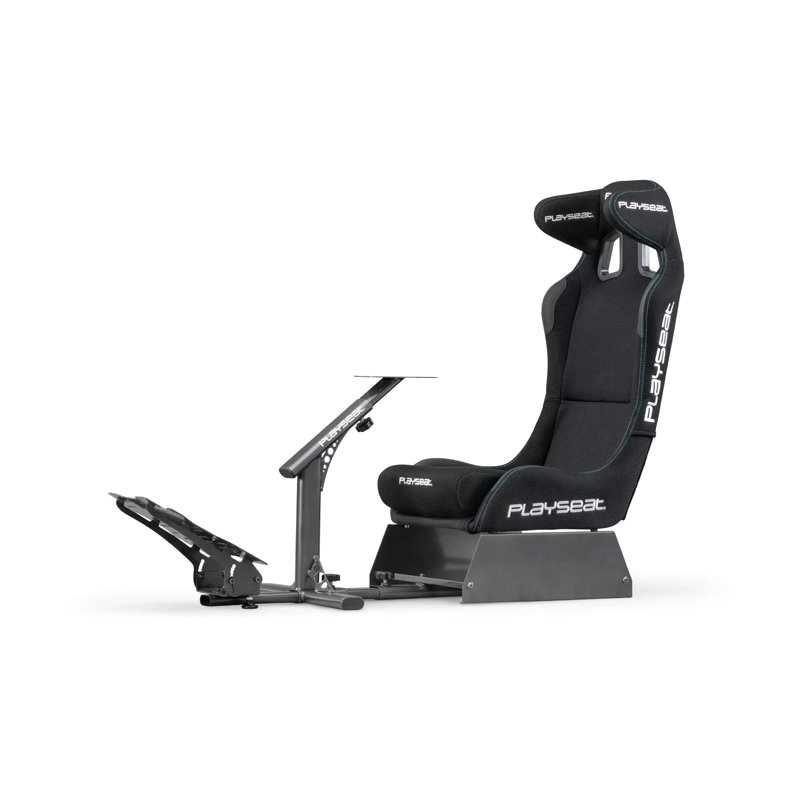 Wayfair Playseat® Evolution PRO ActiFit™ Lightweight Carbon Quality Steel Foldable Racing Simulator Cockpit With Innovative ActiFit™ Fabric And Tailored Gaming Comfort Black