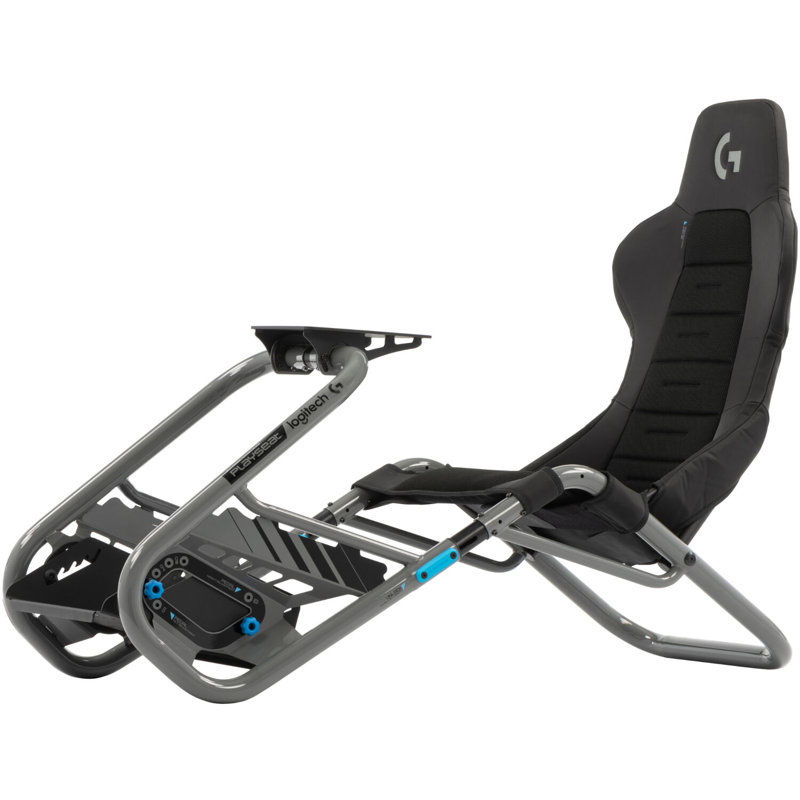 Wayfair Playseat® Trophy Logitech G Edition Lightweight Carbon Quality Steel Racing Simulator Cockpit With Innovative ActiFit™ Fabric Grey