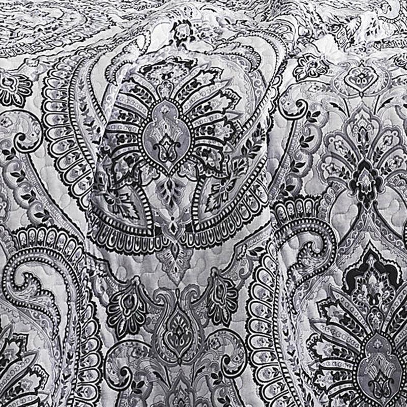 Wayfair Pure Melody Oversized Light-weight Paisley Quilt Set With Matching Shams