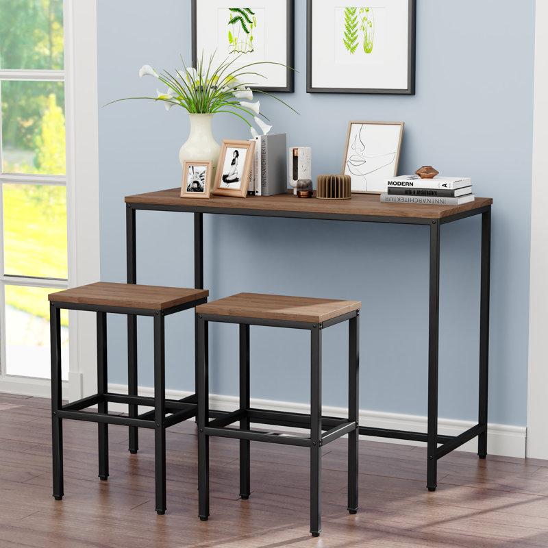 Wayfair Reitz 2 - Person Counter Height Dining Set (Set Of 3)