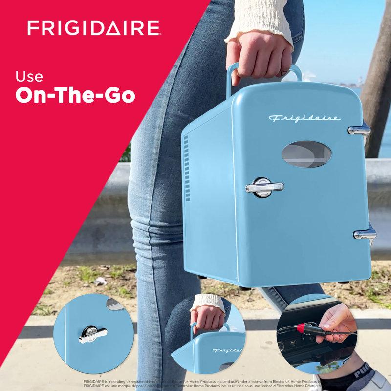 Wayfair Retro Mini Fridge Cooler Holds Up To 9 Cans Portable Fridge For Car Office Bedroom Dorm Room