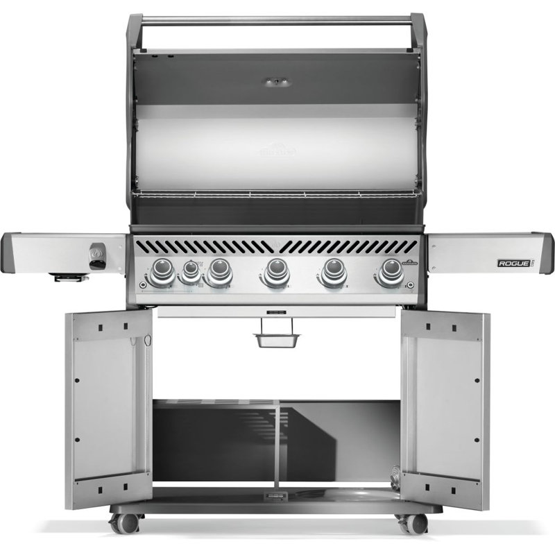 Wayfair Rogue PRO 625 5-Burner Grill With Infrared Side Burner And Stainless Steel Cooking Grids