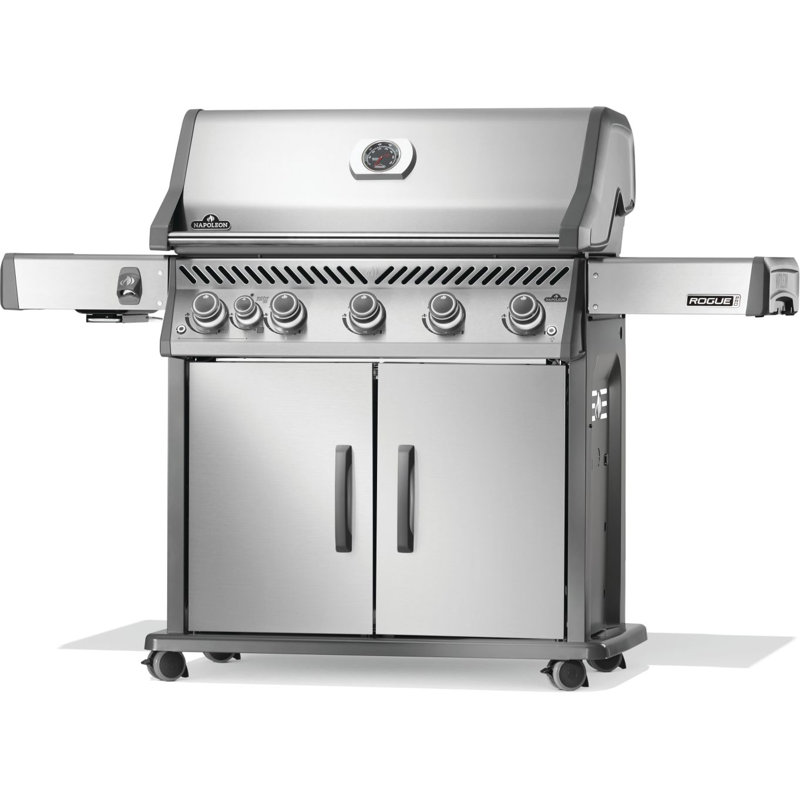 Wayfair Rogue PRO 625 5-Burner Grill With Infrared Side Burner And Stainless Steel Cooking Grids