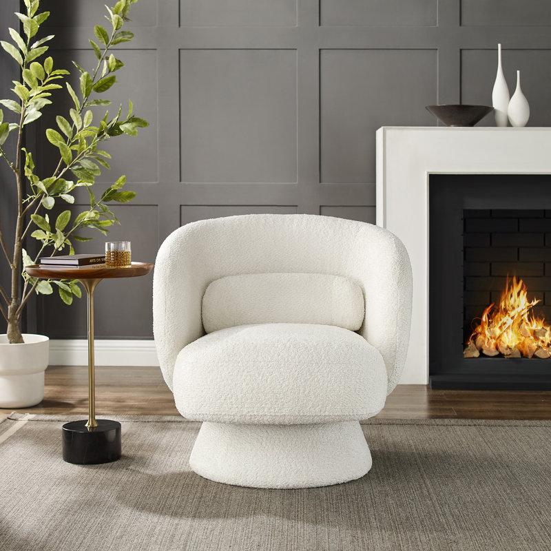 Wayfair Saboor MINIMORE Modern Style Swivel Accent Chair