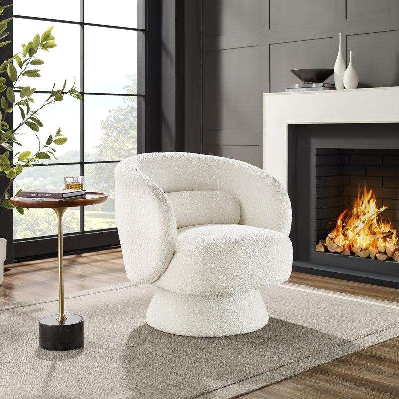 Wayfair Saboor MINIMORE Modern Style Swivel Accent Chair