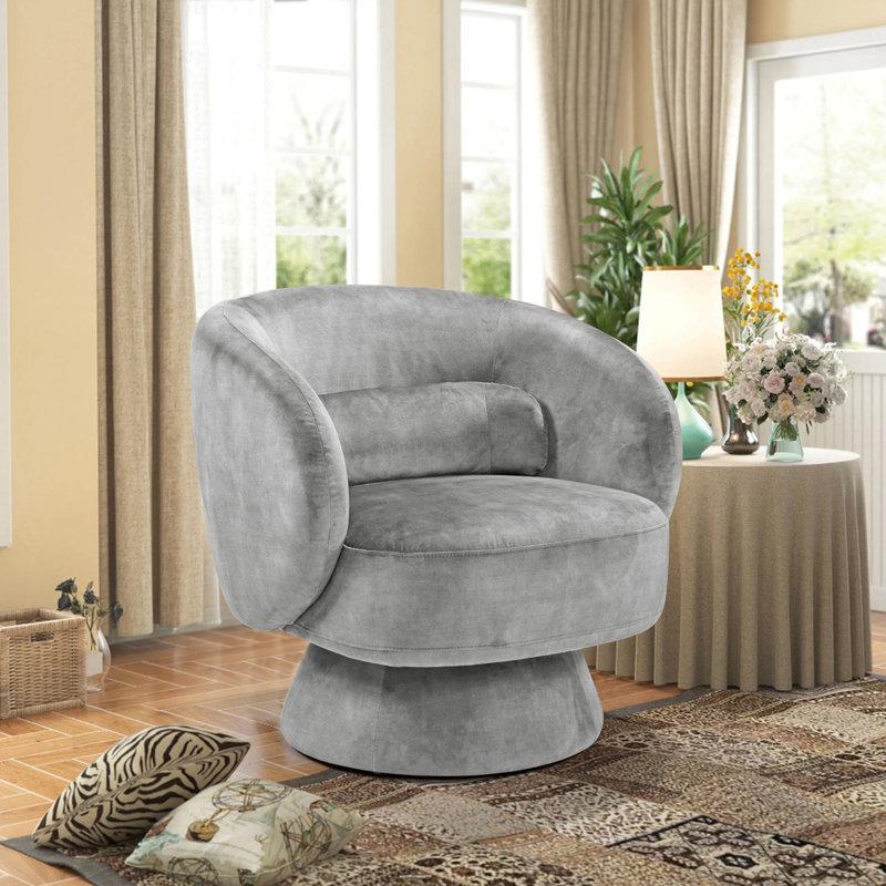 Wayfair Saboor MINIMORE Modern Style Swivel Accent Chair