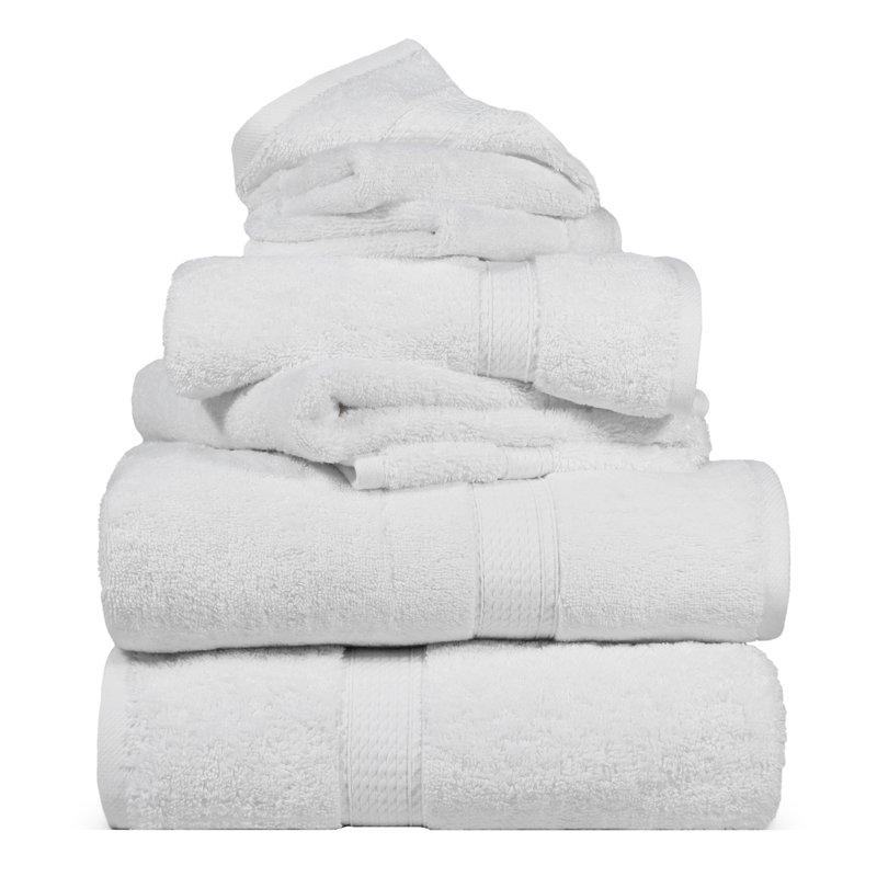 Wayfair Scotia Egyptian-Quality Cotton Heavy Highly Absorbent Luxury Bath Towel Set