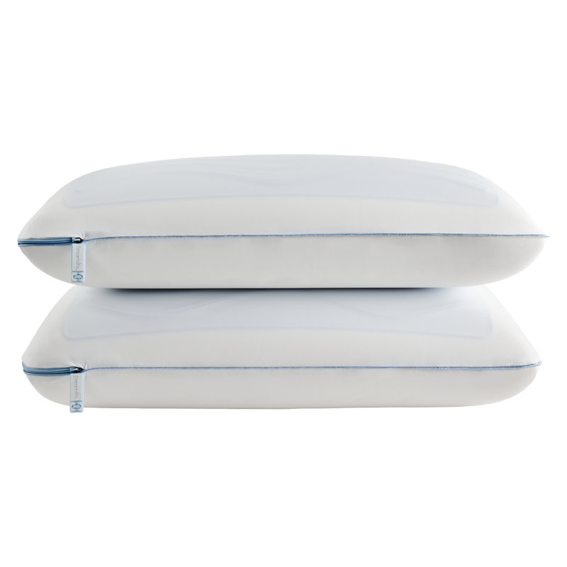Wayfair Sealy Dreamlife Memory Foam Gel Medium Firm Pillow Standard - Dual Pack (Set Of 2)