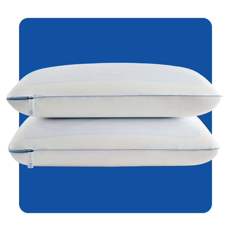 Wayfair Sealy Dreamlife Memory Foam Gel Medium Firm Pillow Standard - Dual Pack (Set Of 2)