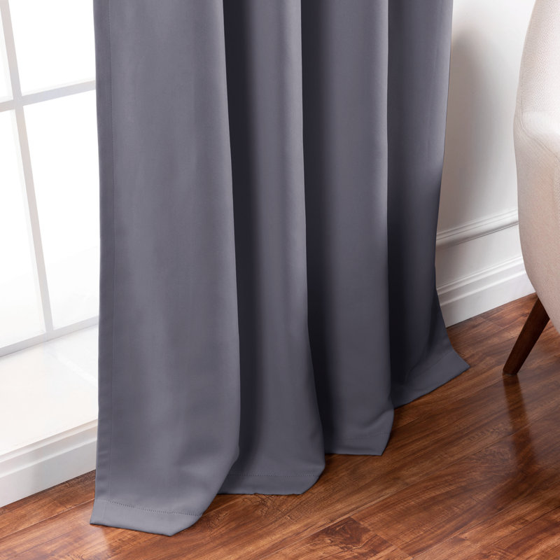 Wayfair Sevan Solid Thermal Grommet Curtain Panels (Set Of 2)