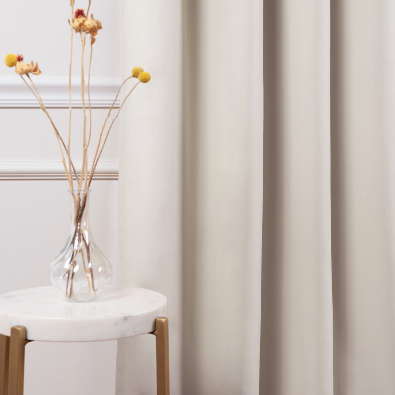 Wayfair Sevan Solid Thermal Grommet Curtain Panels (Set Of 2)