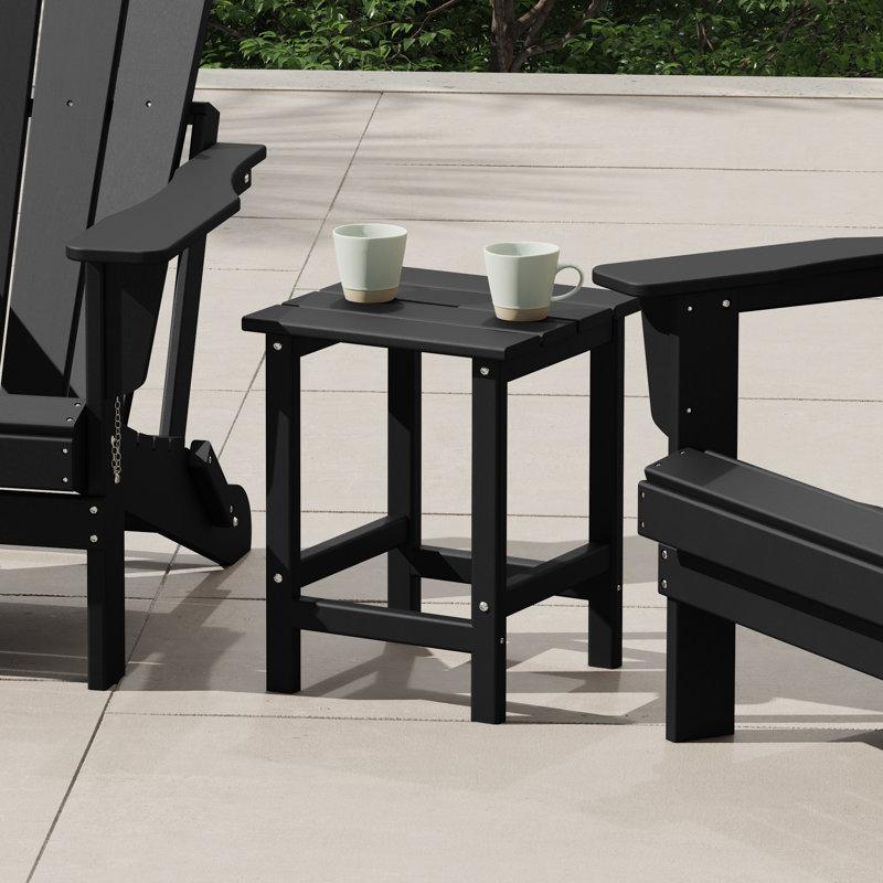 Wayfair Shavon All Weather Adirondack Outdoor HDPE Side Table