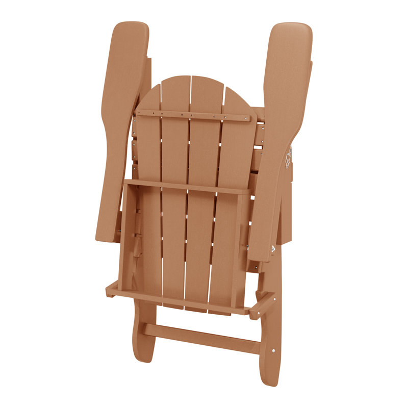 Wayfair Shawnna Weather-Resistant Foldable Outdoor Adirondack Chair