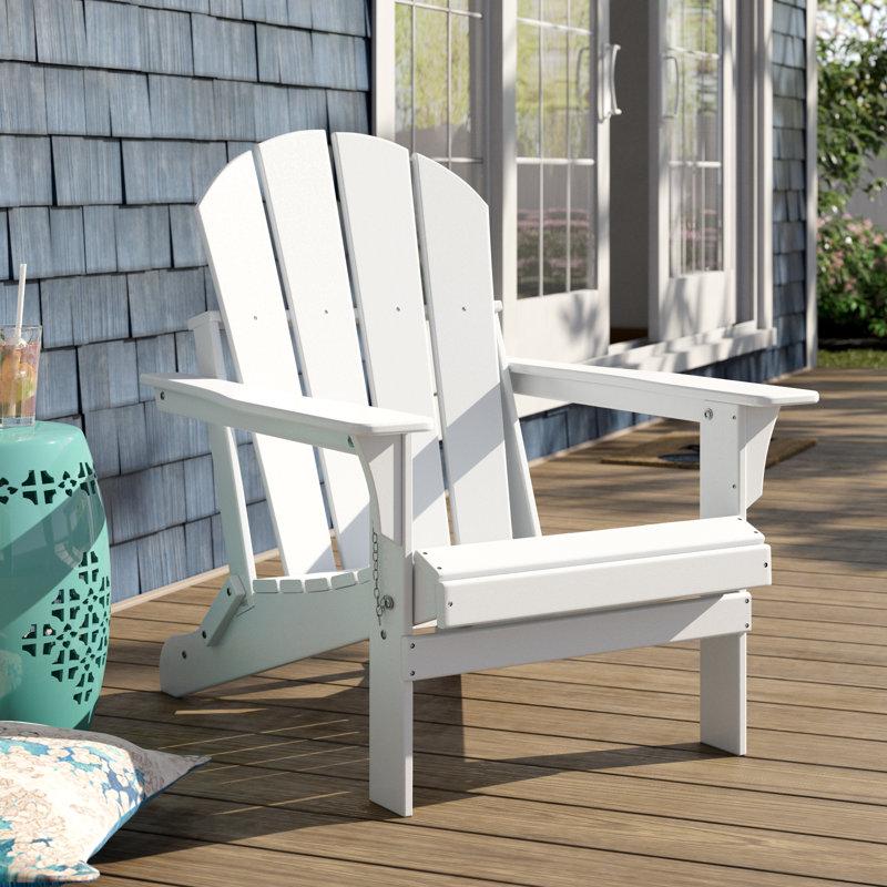 Wayfair Shawnna Weather-Resistant Foldable Outdoor Adirondack Chair
