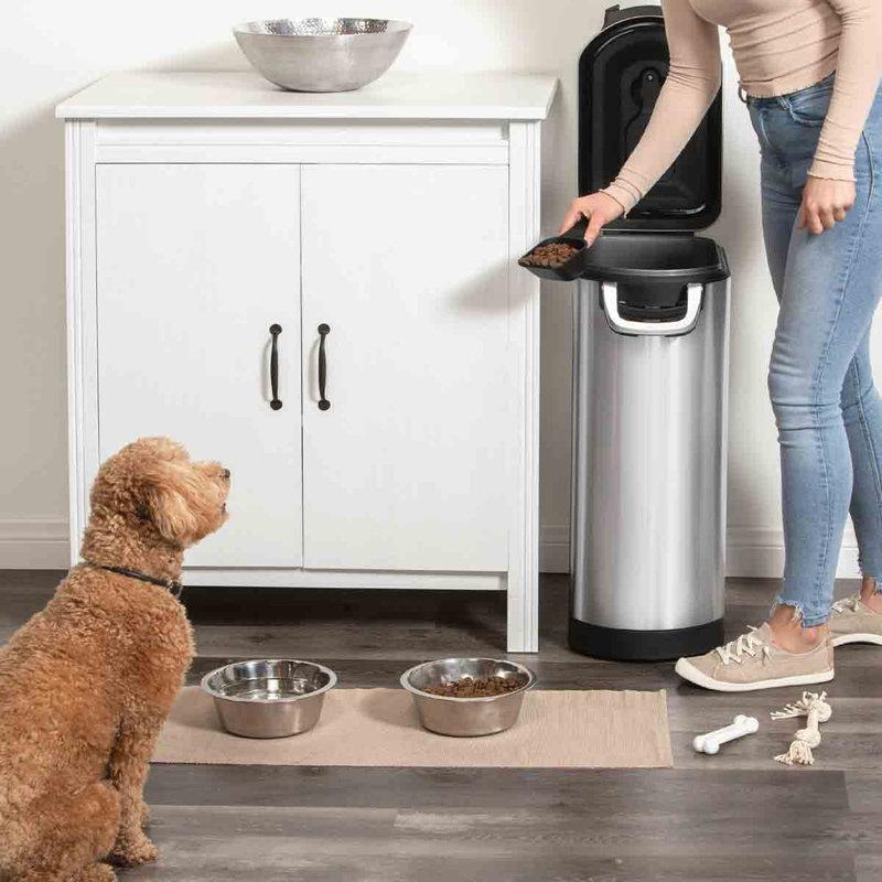 Wayfair Simplehuman Pet Food Storage Container Stainless Steel For Dog Food Cat Food And Bird Feed