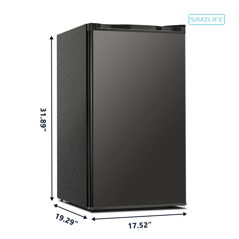 Wayfair Simzlife 3.2 Cu. Ft. Freestanding Small Fridge With Freezer For Dorm College Office