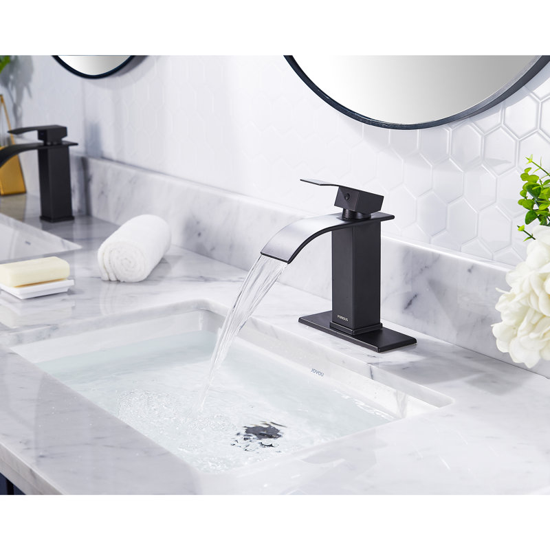 Wayfair Single-Hole Single-handle Bathroom Faucet With Drain Assembly WB-03302B