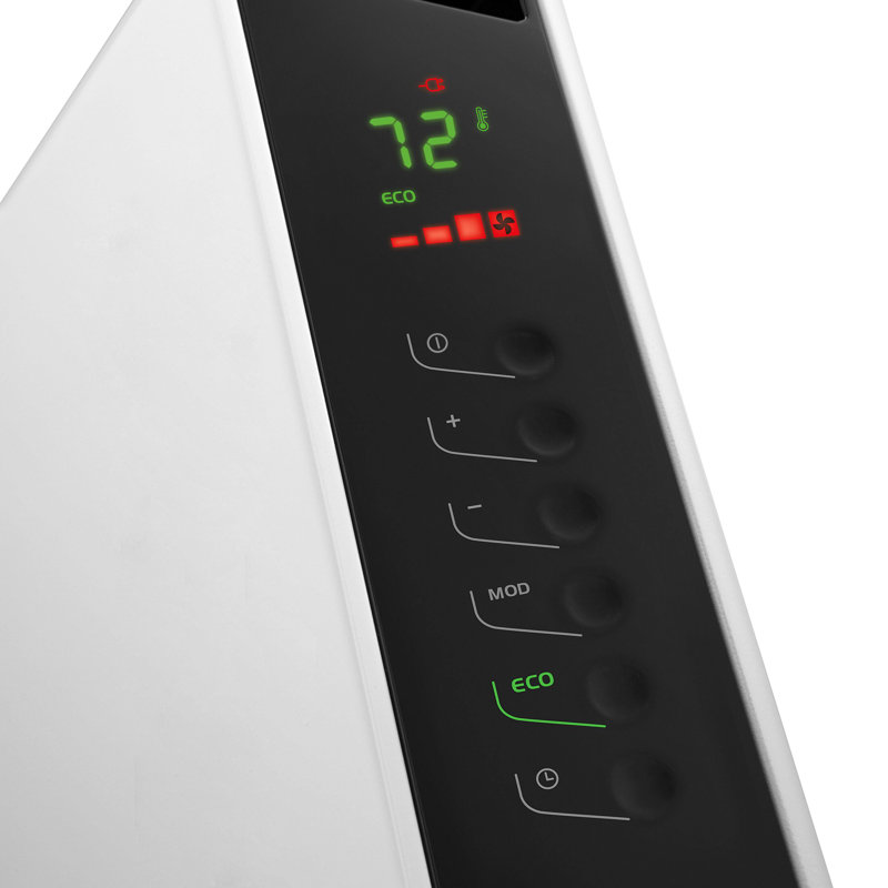 Wayfair SlimStyle Digital 1500W Convection Panel Heater With Dual Fan