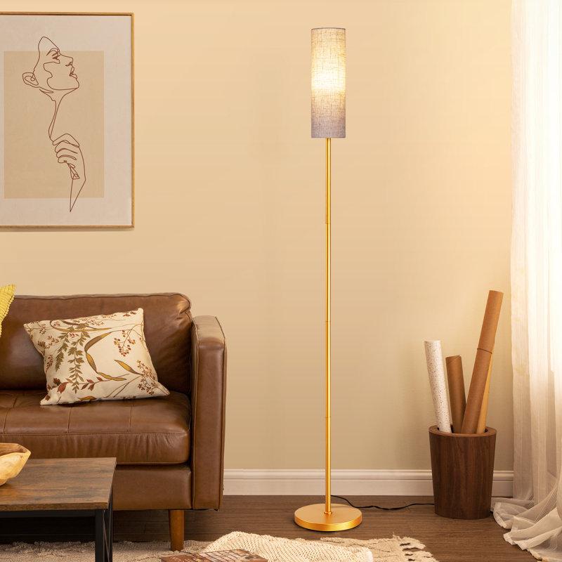 Wayfair Smathering 65'' Traditional Floor Lamp With Remote Control And Bulb Included