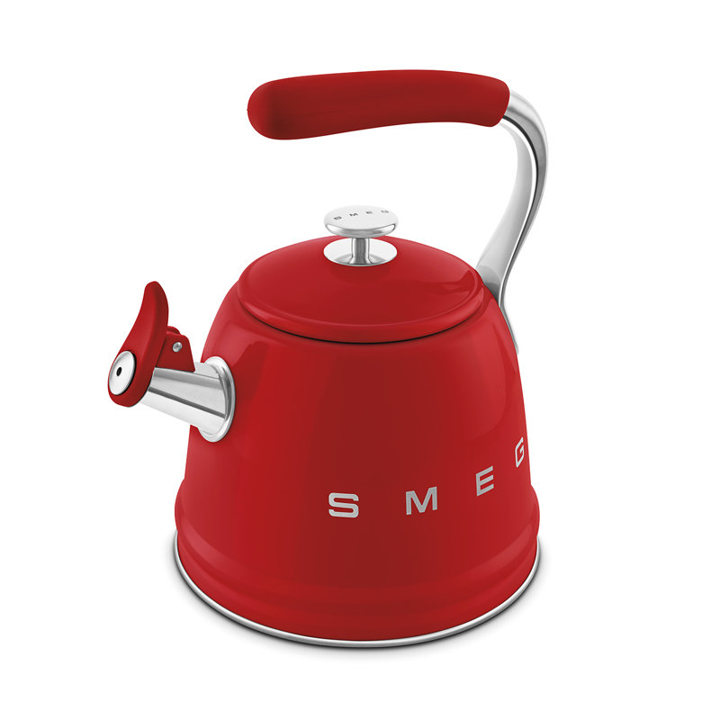 Wayfair SMEG 50"s Retro Style Whistling Stovetop Kettle