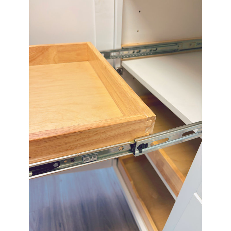Wayfair Soft Close Cabinet Drawer Wood Pull Out Tray Drawer Box Kitchen Cabinet Organizer Cabinet Slide Out Shelf Wooden Pull Out Shelf (no Assembly Required)