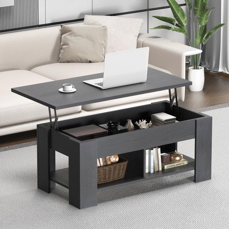 Wayfair Sparta Lift Top Extendable Coffee Table With Storage