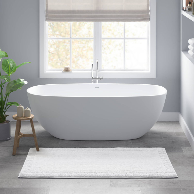 Wayfair Splendor 100% Cotton Tufted 3000 GSM Reversible Bath Rug