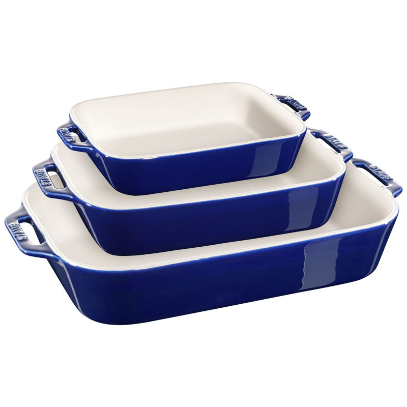 Wayfair Staub Ceramics Ceramique Rectangular Baking Dish Set 3 Piece