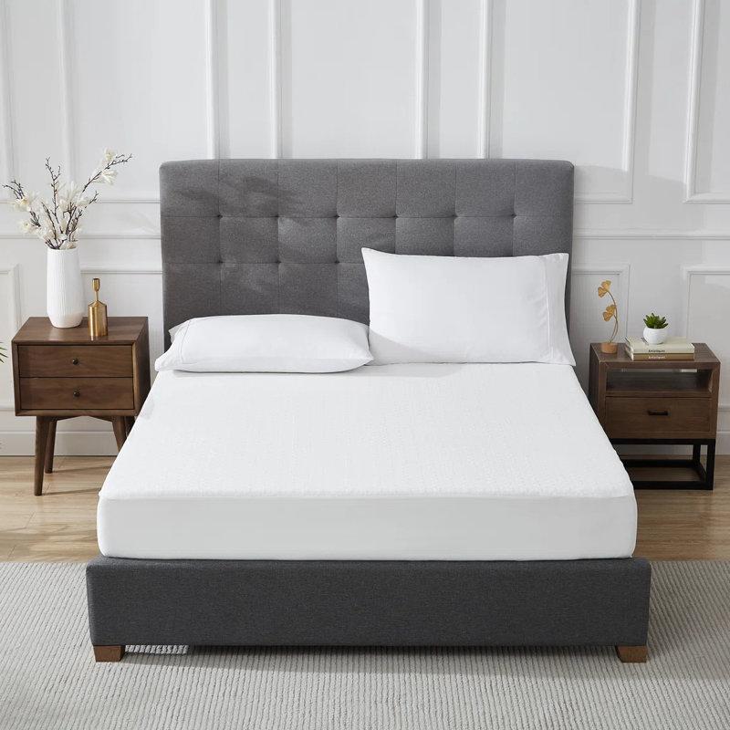 Wayfair Stearns And Foster Cooling Hypoallergenic And Waterproof Fitted Mattress Protector