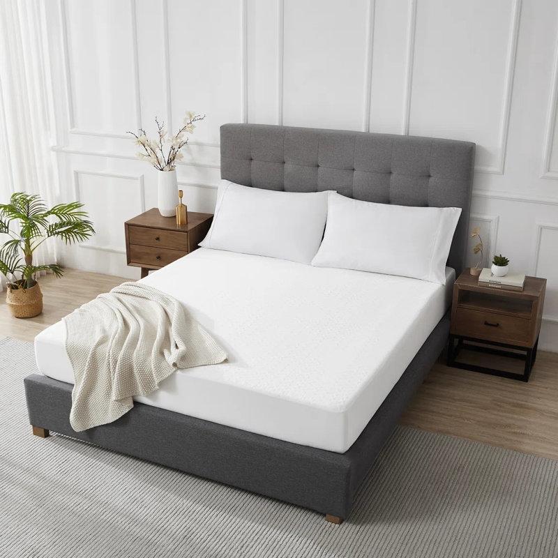 Wayfair Stearns And Foster Cooling Hypoallergenic And Waterproof Fitted Mattress Protector