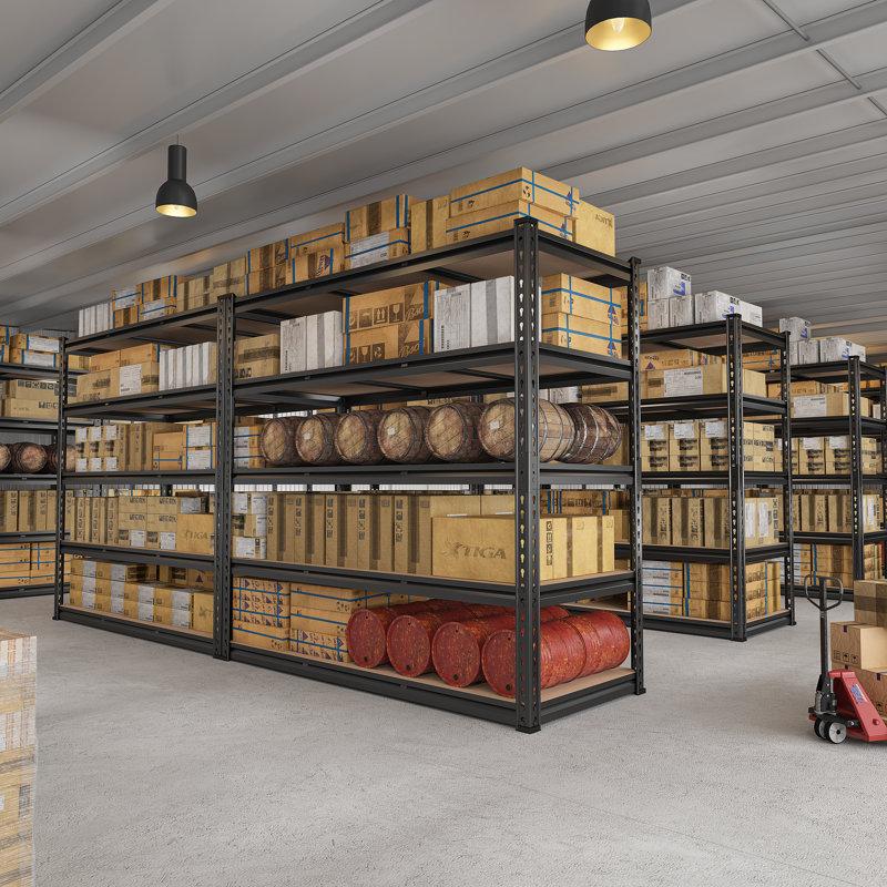 Wayfair Storage Shelves Heavy Duty Garage Shelving Adjustable Metal Shelves For Garage Shelves Sturdy Industrial Shelving Unit