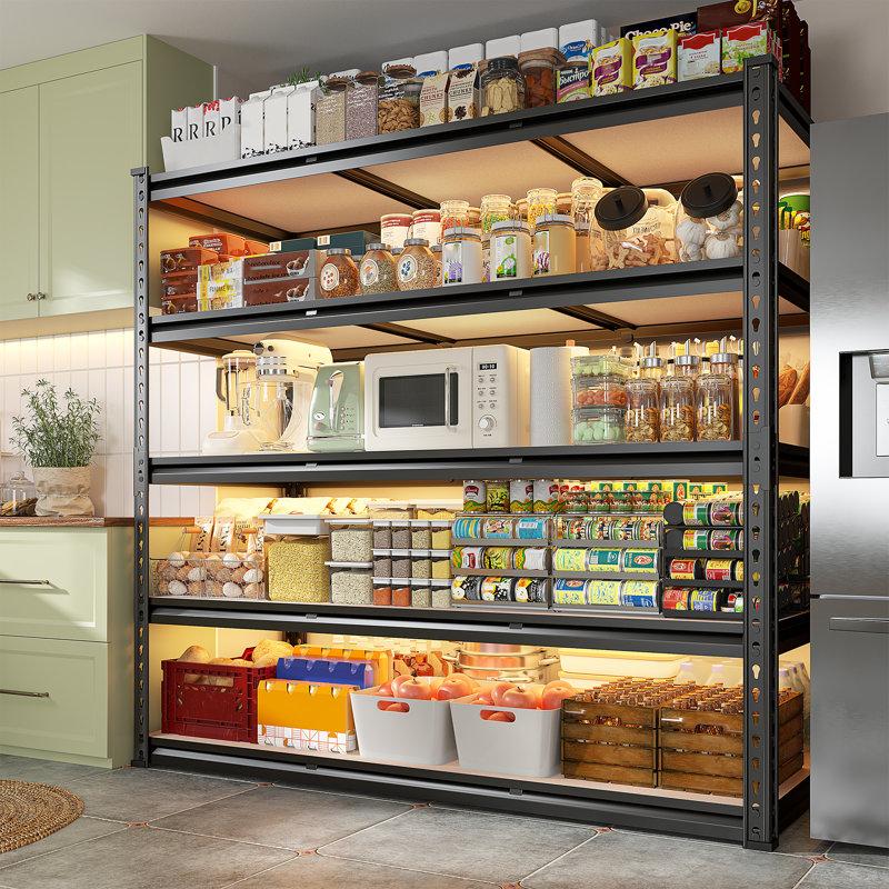 Wayfair Storage Shelves Heavy Duty Garage Shelving Adjustable Metal Shelves For Garage Shelves Sturdy Industrial Shelving Unit