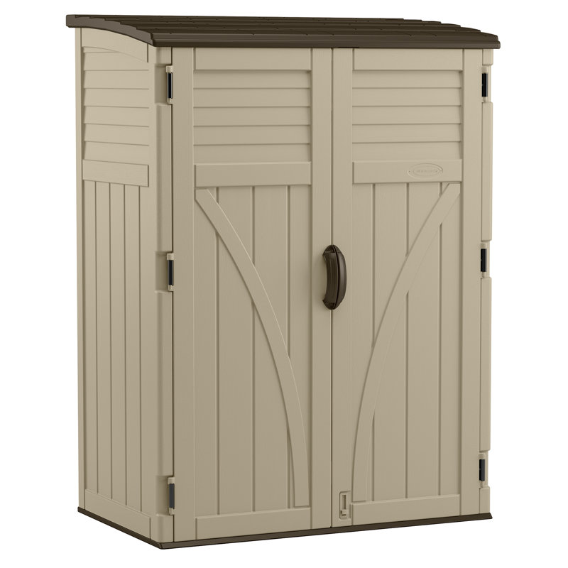 Wayfair Suncast 53 In. W X 32.5 In. D Resin Vertical Tool Shed