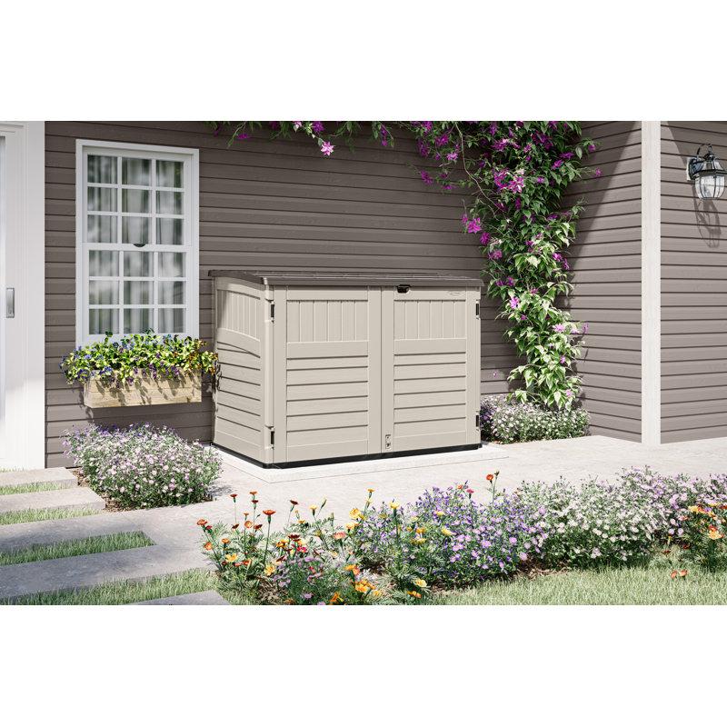 Wayfair Suncast 6 Ft X 4ft. D Stow-Away Horizontal Storage Shed