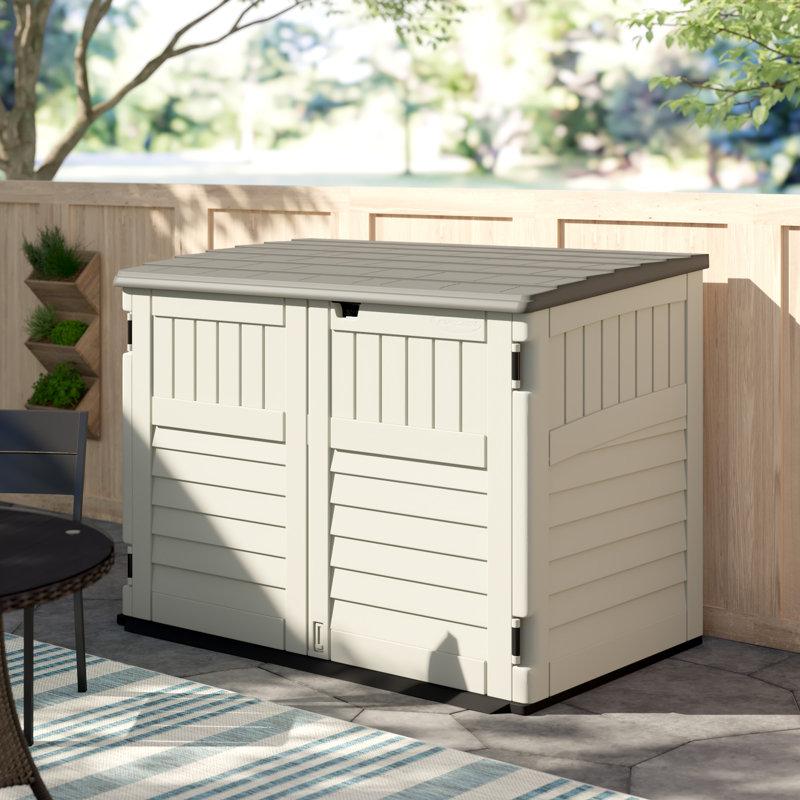 Wayfair Suncast 6 ft x 4ft. D Stow-Away Horizontal Storage Shed